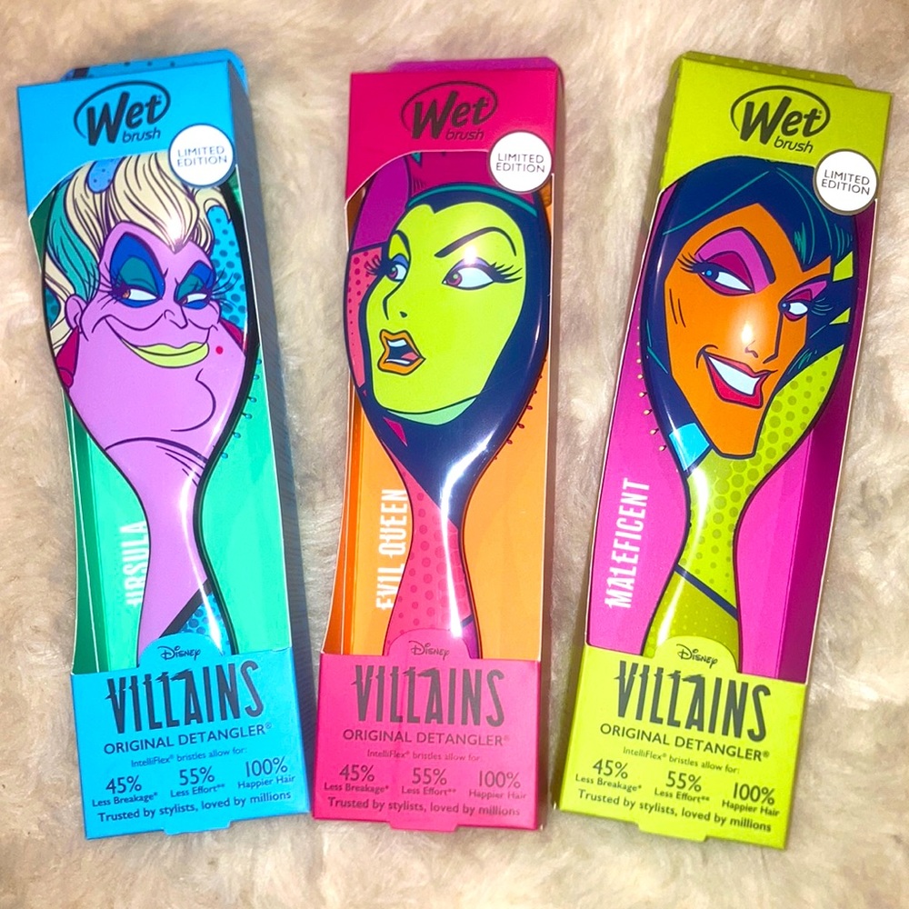 🚿 Disney Villain Wet Brush Set